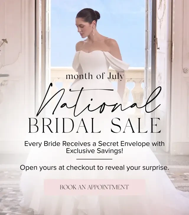 National Bridal Sale 2026 Banner for Mobile
